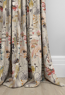 Zebedee, Toffee - Made to Measure Curtains